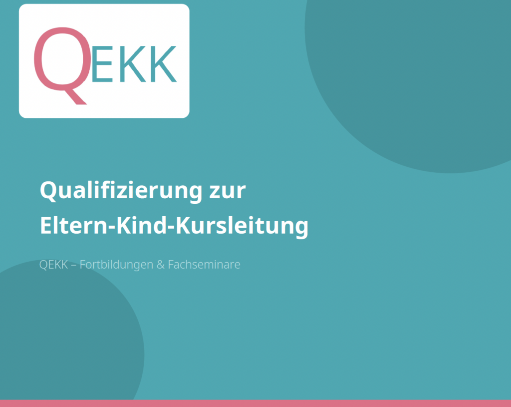 Kostenloses Fachseminar – Wie werde ich Eltern-Kind-Kursleitung?
